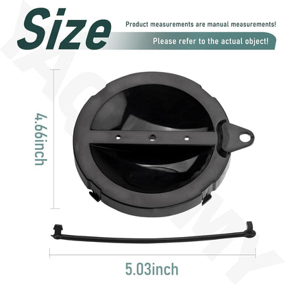 A040338BK Cap/Strap for Hose Carriers/Sewer Hose Storage Carrier Cap