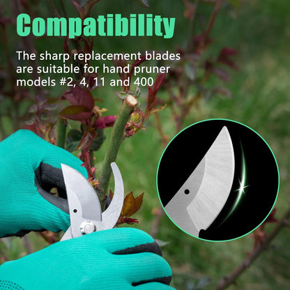 2/3 Hand Pruner Replacement Blade Spare Blade for Pruner Models 2, 4, 11