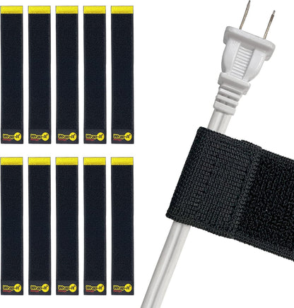 Selfie Straps , 9-inch (10-Pack), Black