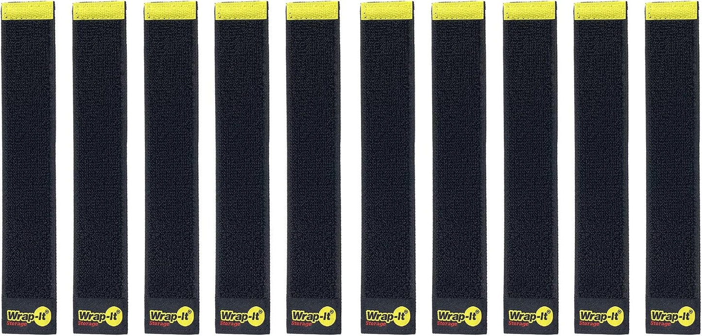 Selfie Straps , 9-inch (10-Pack), Black