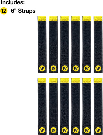 Selfie Straps , 9-inch (10-Pack), Black