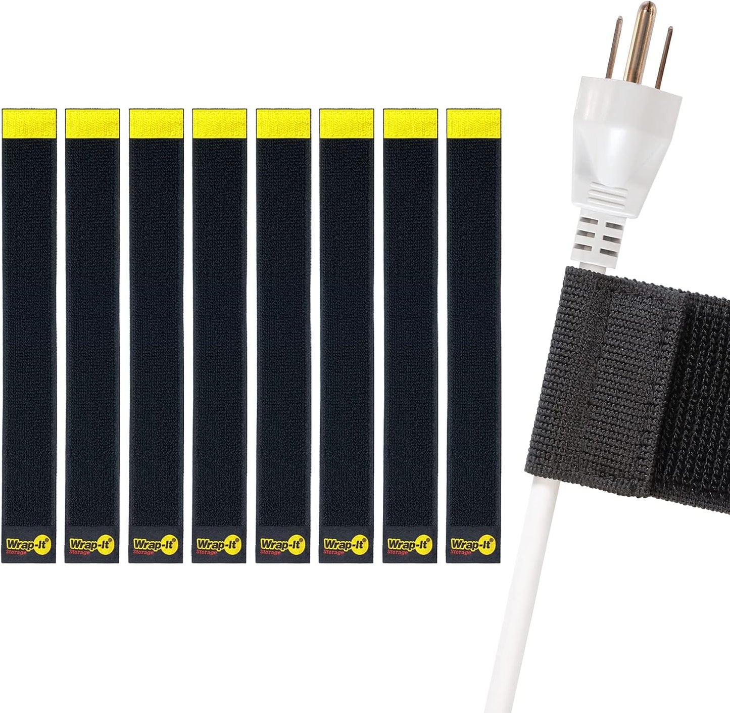 Selfie Straps , 9-inch (10-Pack), Black