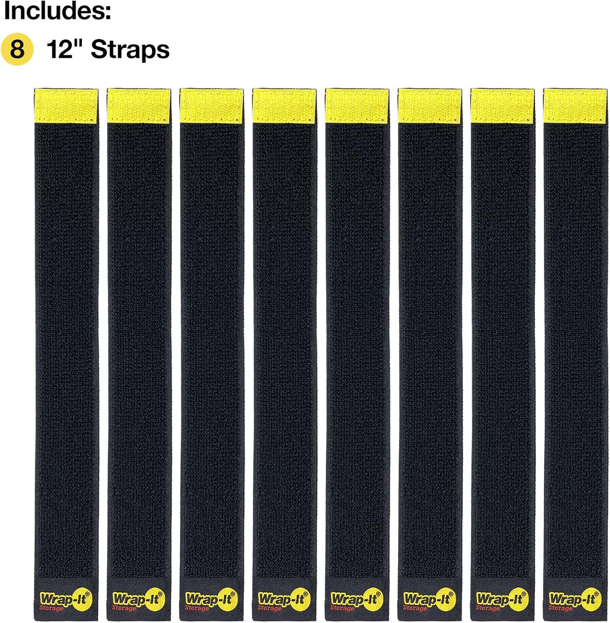 Selfie Straps , 9-inch (10-Pack), Black