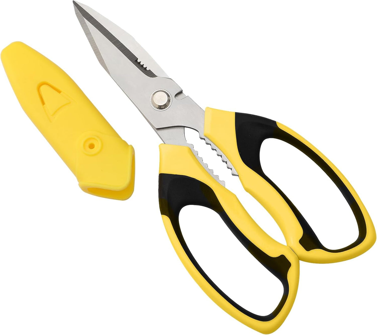 Utility Scissors All Purpose heavy duty 8-Inch Yellow
