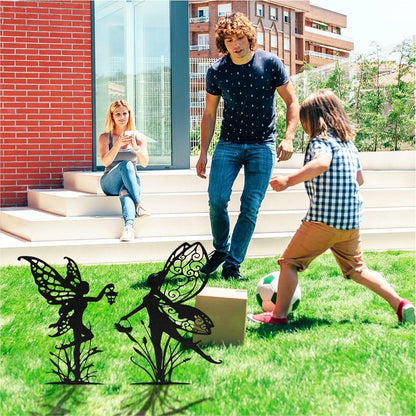 Decorative Garden Stakes, Fairy Garden Statues for Home and Garden (3)