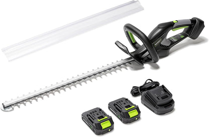 Pole Hedge Trimmer Cordless 20V with Battery Powered 20-Inch Electric Hedge Trimmers 15-FT Reach with Extension Pole Multiple Angles for Shrubs Pruning Bush Trimmer