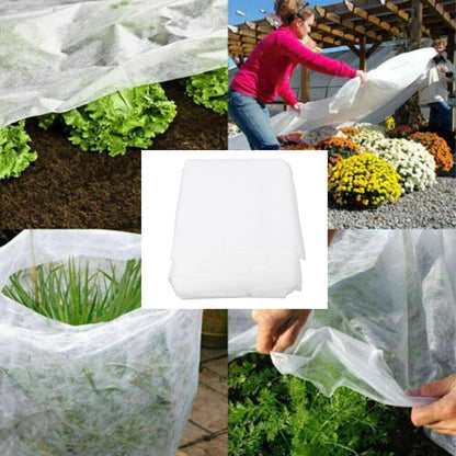 Plant Anti Freeze Cover, Plant Covers, UV Resistant Breathable Plant Frost Blanket Floating Blankets Fabric Plants for Cold Winter Reusable Floating Row Cover