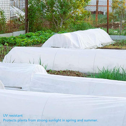 Plant Anti Freeze Cover, Plant Covers, UV Resistant Breathable Plant Frost Blanket Floating Blankets Fabric Plants for Cold Winter Reusable Floating Row Cover