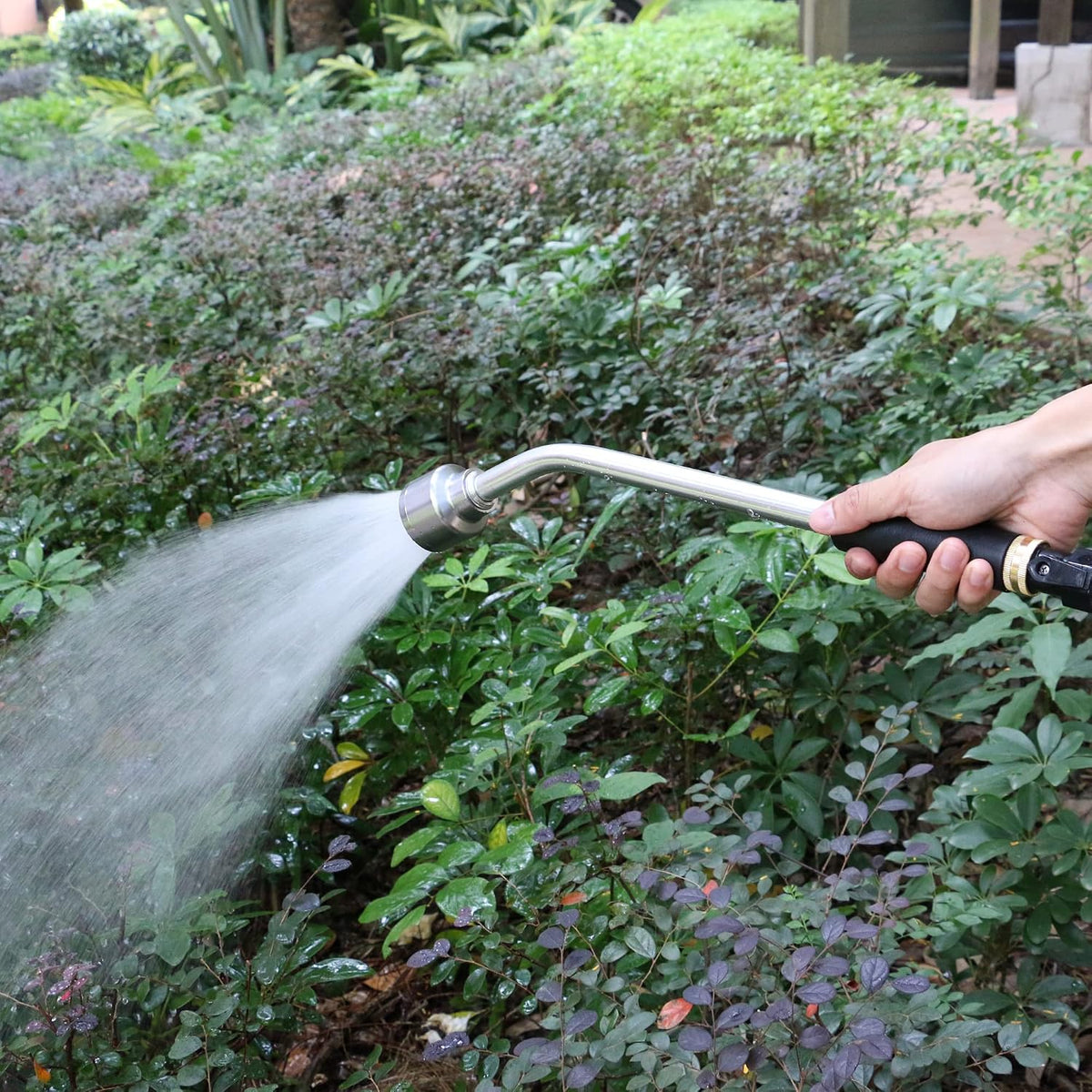 Soft Rain Watering Wand with Shut Off Valve, Gentle Watering Wand
