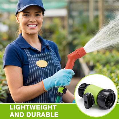 6 Pcs Garden Hose Shut off Valve, 3/4 Inch Plastic Valve,Green