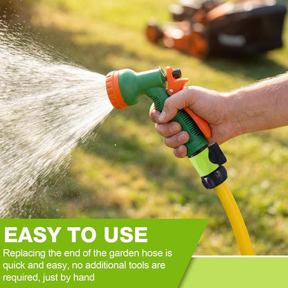 6 Pcs Garden Hose Shut off Valve, 3/4 Inch Plastic Valve,Green
