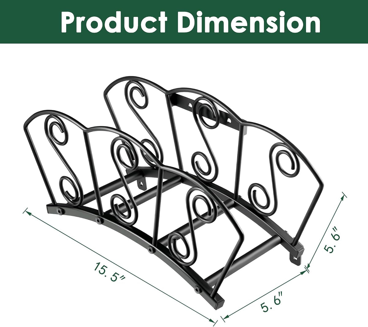 Garden Hose Holder, Heavy Duty Water Hose Holders, Sturdy Metal Hose Stand, Hose Organizer, Water Hose Hanger Rack, Hose Reel Storage Stake hold 150Ft Water Hoses, for Patio, Lawn, Garden