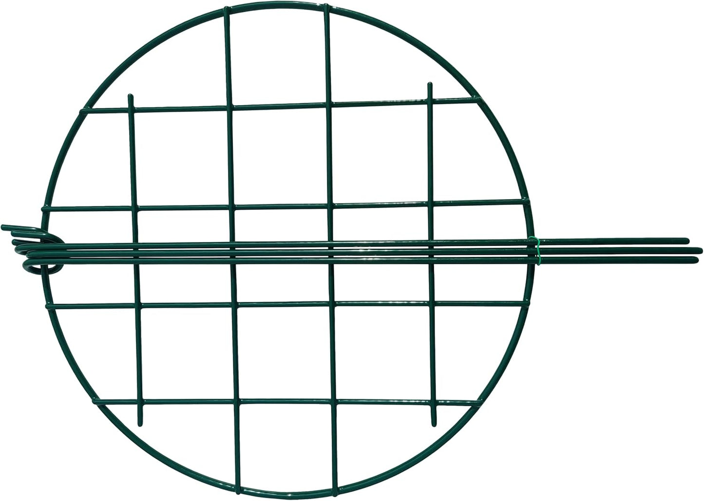 5 Pack 20 x 30 inch Poeny Cage Grow Through Grid Plant Brace Flower Support Rings, Round Metal Plant Stakes Rings, Strong Large Garden Supports for Flowers, Peonies, Rose, Lily