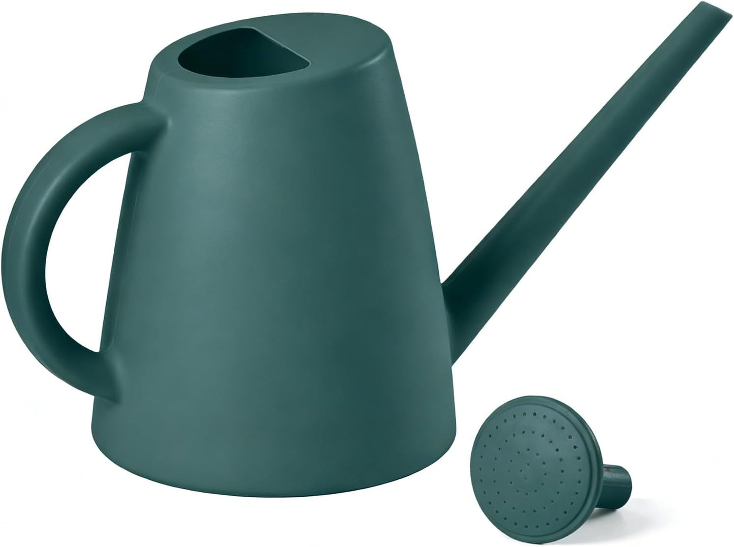 Indoor and Outdoor Watering Can - Long Spout -1/2 Gallon (64oz) - Black