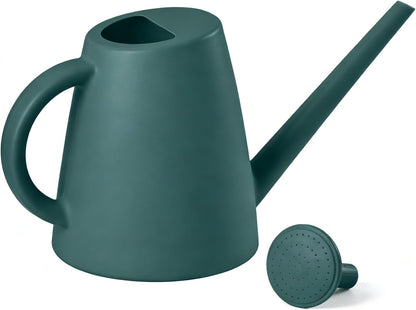 Indoor and Outdoor Watering Can - Long Spout -1/2 Gallon (64oz) - Black