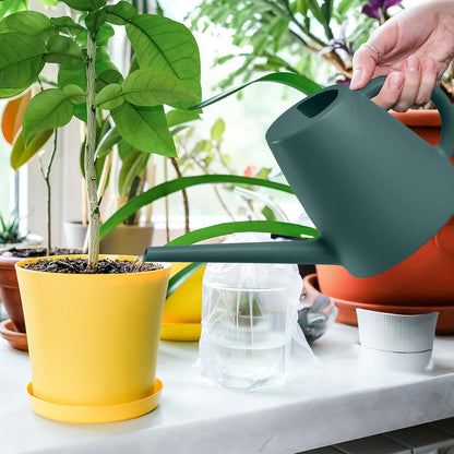 Indoor and Outdoor Watering Can - Long Spout -1/2 Gallon (64oz) - Black
