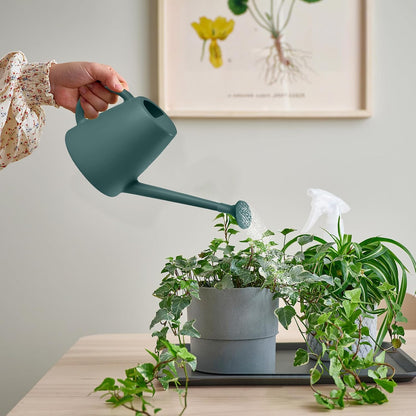 Indoor and Outdoor Watering Can - Long Spout -1/2 Gallon (64oz) - Black