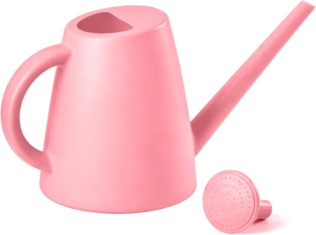 Indoor and Outdoor Watering Can - Long Spout -1/2 Gallon (64oz) - Black