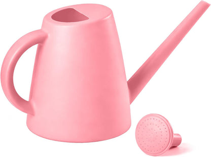 Indoor and Outdoor Watering Can - Long Spout -1/2 Gallon (64oz) - Black
