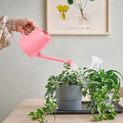 Indoor and Outdoor Watering Can - Long Spout -1/2 Gallon (64oz) - Black