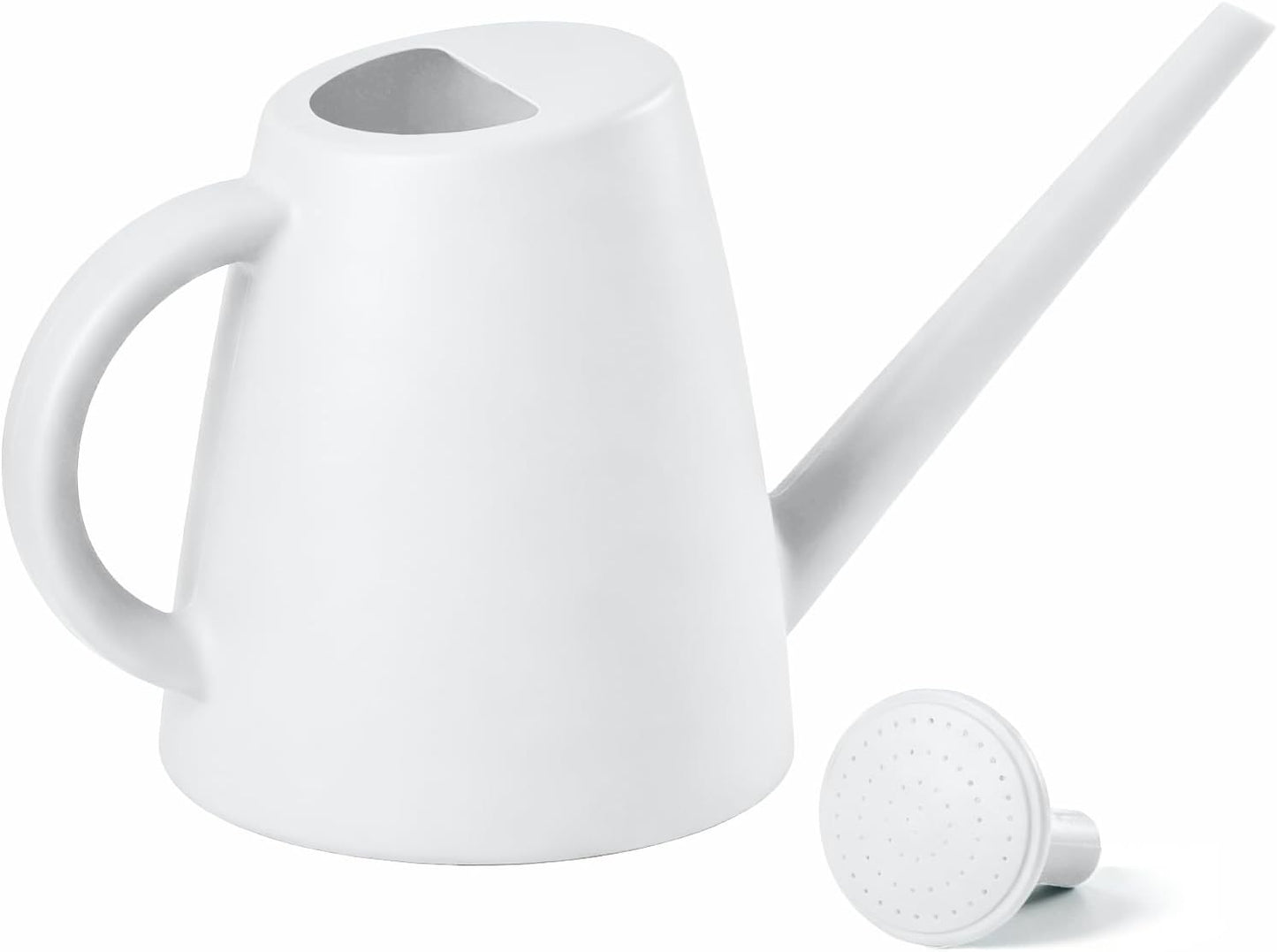 Indoor and Outdoor Watering Can - Long Spout -1/2 Gallon (64oz) - Black