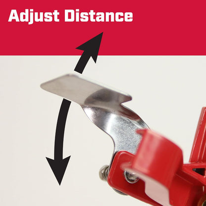 Wheeled Impact Sprinkler, 360° Automatic, Up to 85 ft Coverage, Red