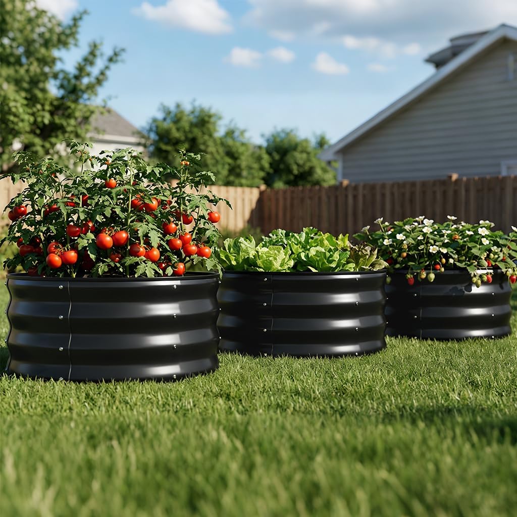2 Pack Planter Box with Trellis and Wheels, 48In Elevated Raised Garden Bed, Drainage Holes, Outdoor Lattice for Climbing Flowers, Vegetables, Patio Balcony, Brown