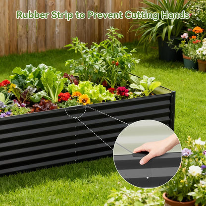 2 Pack Planter Box with Trellis and Wheels, 48In Elevated Raised Garden Bed, Drainage Holes, Outdoor Lattice for Climbing Flowers, Vegetables, Patio Balcony, Brown