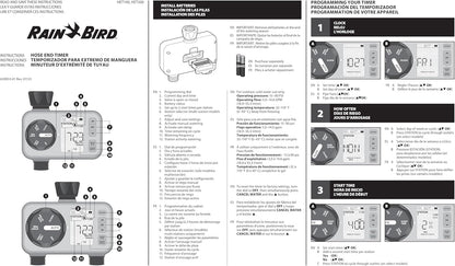 HET100 Electronic Digital Hose End Timer, 3/4"