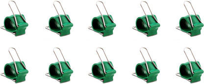 Reusable Greenhouse Clips Made in USA – Orchid Clips, Plant Support Clips & Cord Clips – Heavy-Duty, Weather-Resistant & Durable – Secure Stems, Vines, Wires, Cables, Tomato Plants – Indoor & Outdoor