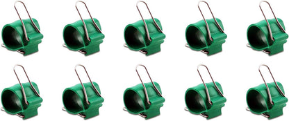 Reusable Greenhouse Clips Made in USA – Orchid Clips, Plant Support Clips & Cord Clips – Heavy-Duty, Weather-Resistant & Durable – Secure Stems, Vines, Wires, Cables, Tomato Plants – Indoor & Outdoor