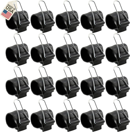 Reusable Greenhouse Clips Made in USA – Orchid Clips, Plant Support Clips & Cord Clips – Heavy-Duty, Weather-Resistant & Durable – Secure Stems, Vines, Wires, Cables, Tomato Plants – Indoor & Outdoor