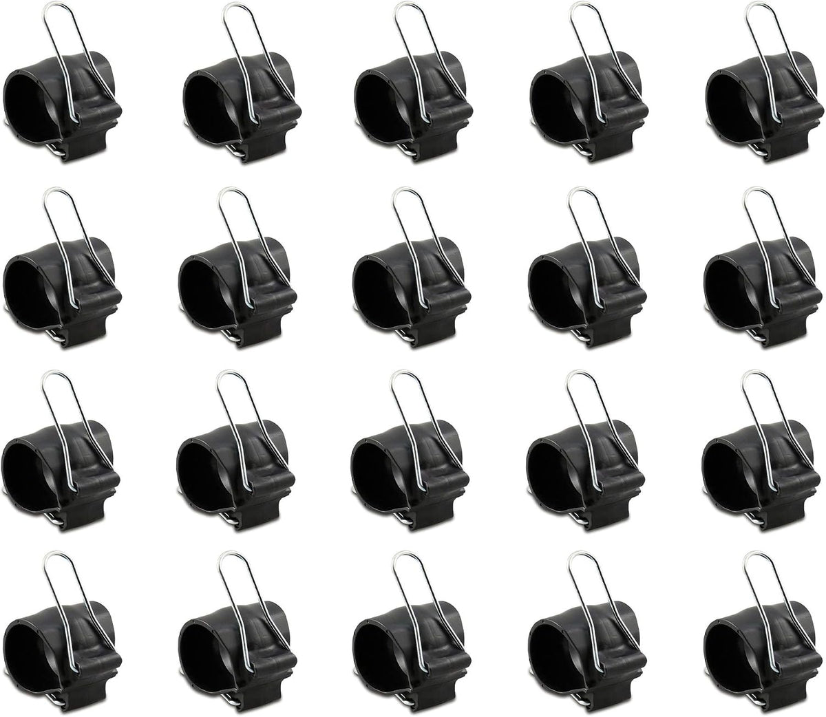 Reusable Greenhouse Clips Made in USA – Orchid Clips, Plant Support Clips & Cord Clips – Heavy-Duty, Weather-Resistant & Durable – Secure Stems, Vines, Wires, Cables, Tomato Plants – Indoor & Outdoor