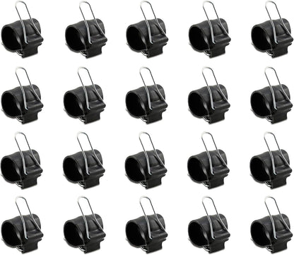 Reusable Greenhouse Clips Made in USA – Orchid Clips, Plant Support Clips & Cord Clips – Heavy-Duty, Weather-Resistant & Durable – Secure Stems, Vines, Wires, Cables, Tomato Plants – Indoor & Outdoor
