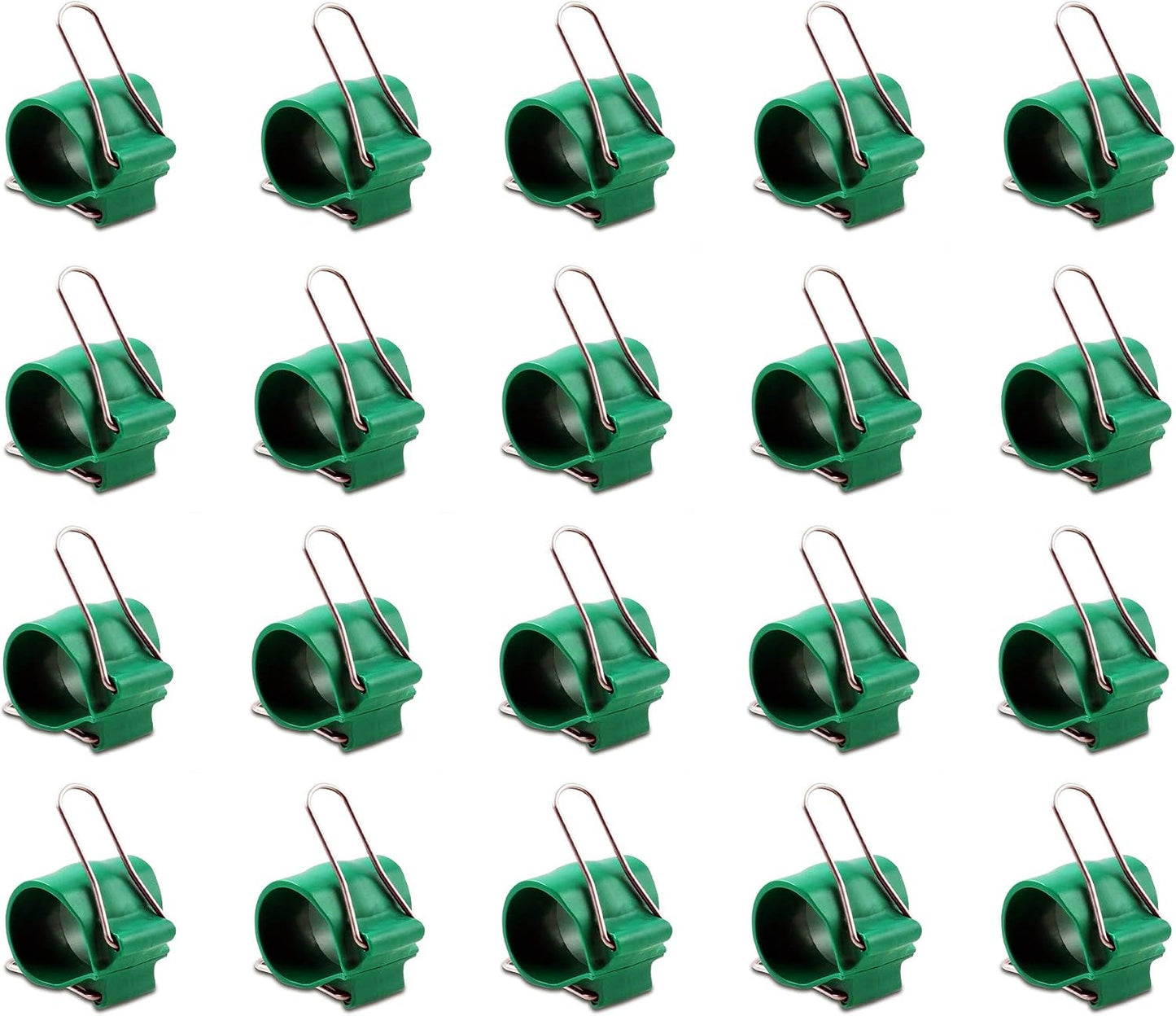 Reusable Greenhouse Clips Made in USA – Orchid Clips, Plant Support Clips & Cord Clips – Heavy-Duty, Weather-Resistant & Durable – Secure Stems, Vines, Wires, Cables, Tomato Plants – Indoor & Outdoor