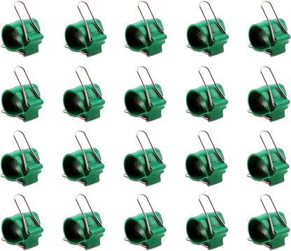 Reusable Greenhouse Clips Made in USA – Orchid Clips, Plant Support Clips & Cord Clips – Heavy-Duty, Weather-Resistant & Durable – Secure Stems, Vines, Wires, Cables, Tomato Plants – Indoor & Outdoor