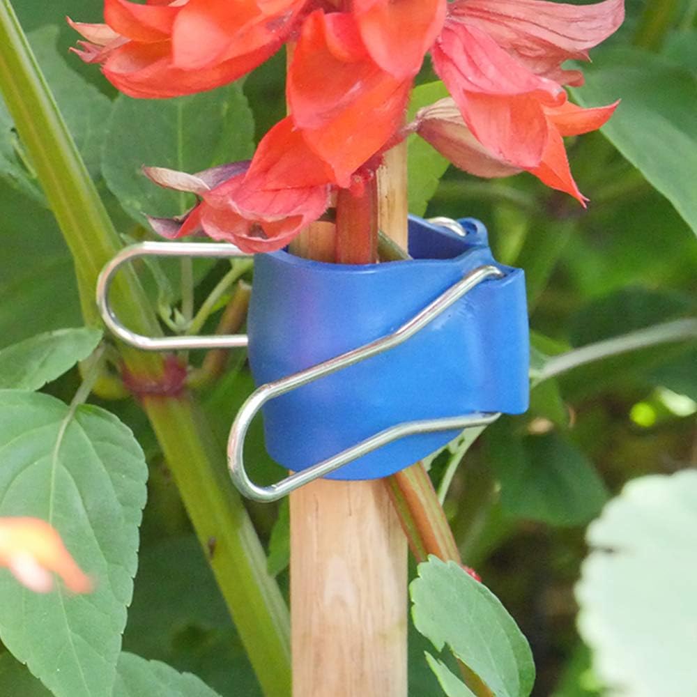 Reusable Greenhouse Clips Made in USA – Orchid Clips, Plant Support Clips & Cord Clips – Heavy-Duty, Weather-Resistant & Durable – Secure Stems, Vines, Wires, Cables, Tomato Plants – Indoor & Outdoor