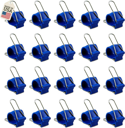 Reusable Greenhouse Clips Made in USA – Orchid Clips, Plant Support Clips & Cord Clips – Heavy-Duty, Weather-Resistant & Durable – Secure Stems, Vines, Wires, Cables, Tomato Plants – Indoor & Outdoor