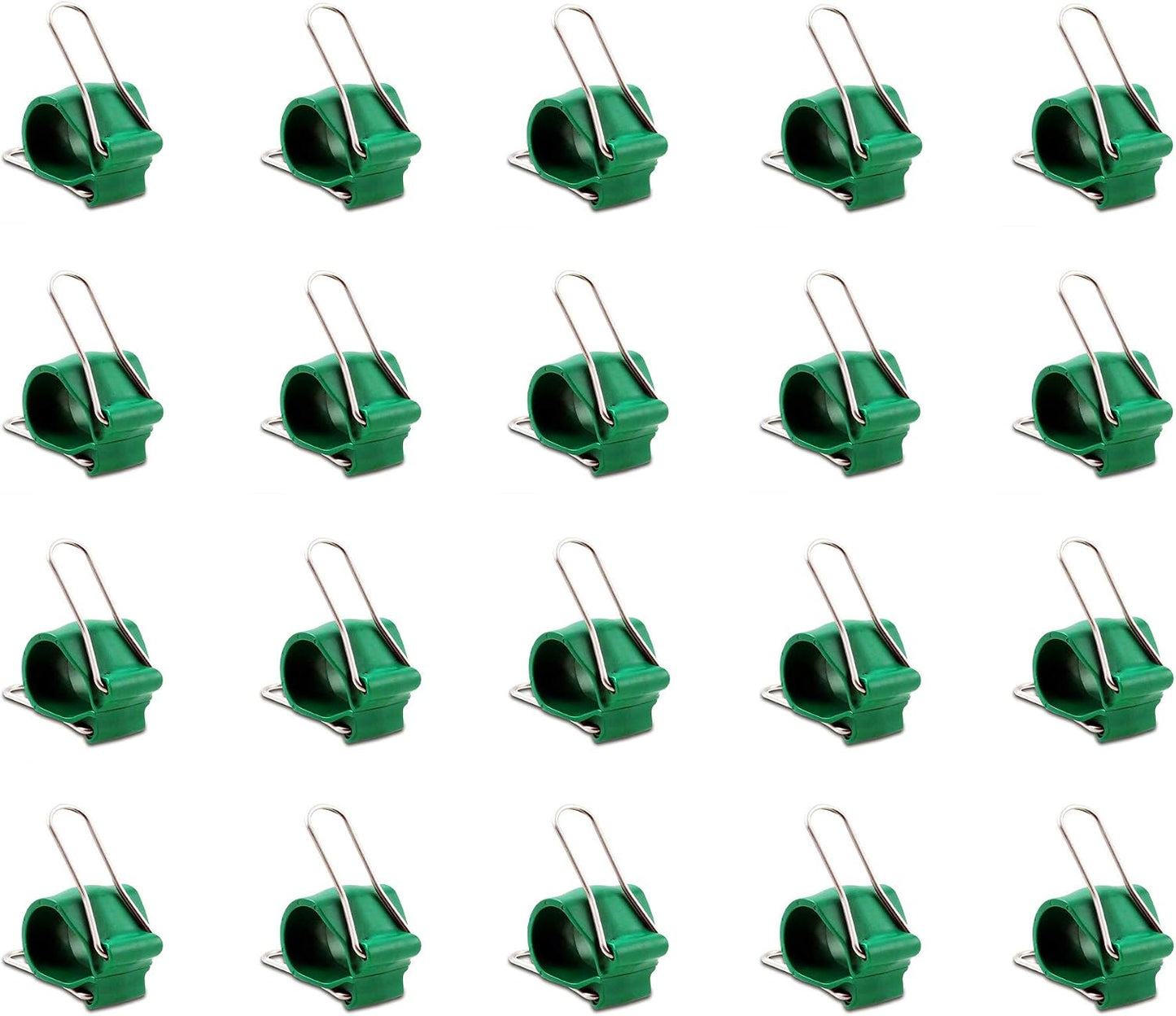 Reusable Greenhouse Clips Made in USA – Orchid Clips, Plant Support Clips & Cord Clips – Heavy-Duty, Weather-Resistant & Durable – Secure Stems, Vines, Wires, Cables, Tomato Plants – Indoor & Outdoor