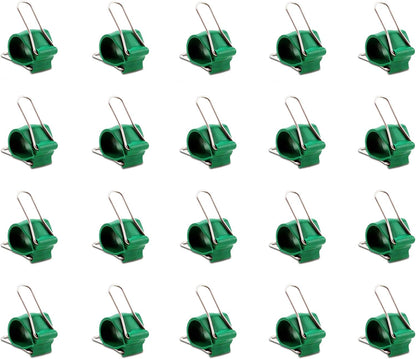 Reusable Greenhouse Clips Made in USA – Orchid Clips, Plant Support Clips & Cord Clips – Heavy-Duty, Weather-Resistant & Durable – Secure Stems, Vines, Wires, Cables, Tomato Plants – Indoor & Outdoor