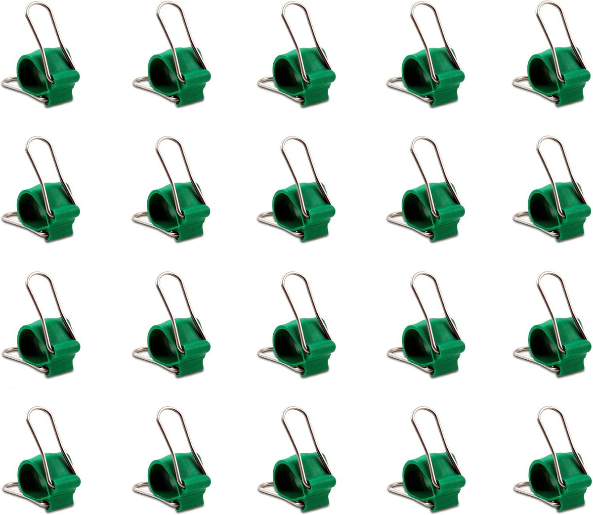Reusable Greenhouse Clips Made in USA – Orchid Clips, Plant Support Clips & Cord Clips – Heavy-Duty, Weather-Resistant & Durable – Secure Stems, Vines, Wires, Cables, Tomato Plants – Indoor & Outdoor