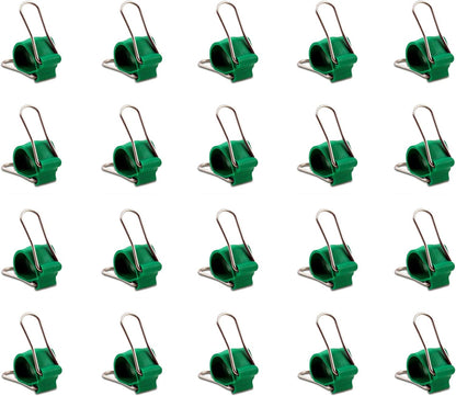 Reusable Greenhouse Clips Made in USA – Orchid Clips, Plant Support Clips & Cord Clips – Heavy-Duty, Weather-Resistant & Durable – Secure Stems, Vines, Wires, Cables, Tomato Plants – Indoor & Outdoor