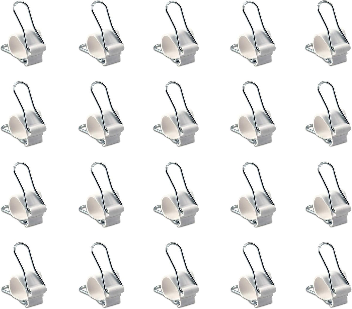 Reusable Greenhouse Clips Made in USA – Orchid Clips, Plant Support Clips & Cord Clips – Heavy-Duty, Weather-Resistant & Durable – Secure Stems, Vines, Wires, Cables, Tomato Plants – Indoor & Outdoor