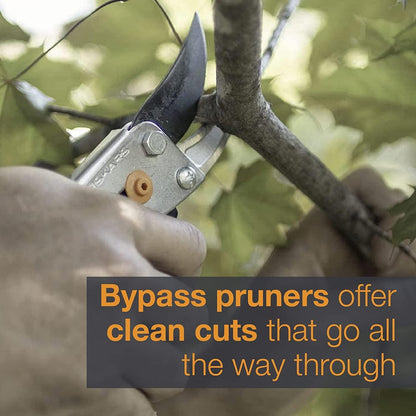 Bypass Pruning Shears, 5/8" Cut Capacity Garden Clippers