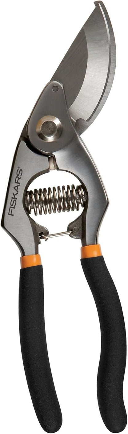 Bypass Pruning Shears, 5/8" Cut Capacity Garden Clippers