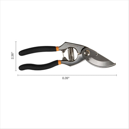 Bypass Pruning Shears, 5/8" Cut Capacity Garden Clippers