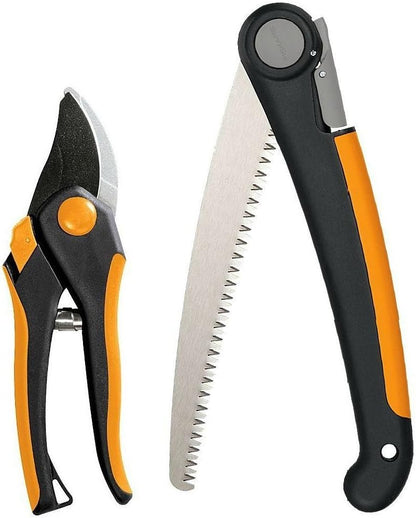 Bypass Pruning Shears, 5/8" Cut Capacity Garden Clippers