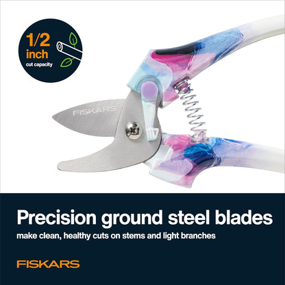 Bypass Pruning Shears, 5/8" Cut Capacity Garden Clippers