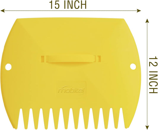 Leaf Scoops Hand Rakes -Large Leaf Grabber for Picking Up Yard Leaves, Lawn Garbage and Grass Clippings