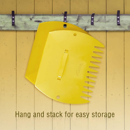 Leaf Scoops Hand Rakes -Large Leaf Grabber for Picking Up Yard Leaves, Lawn Garbage and Grass Clippings